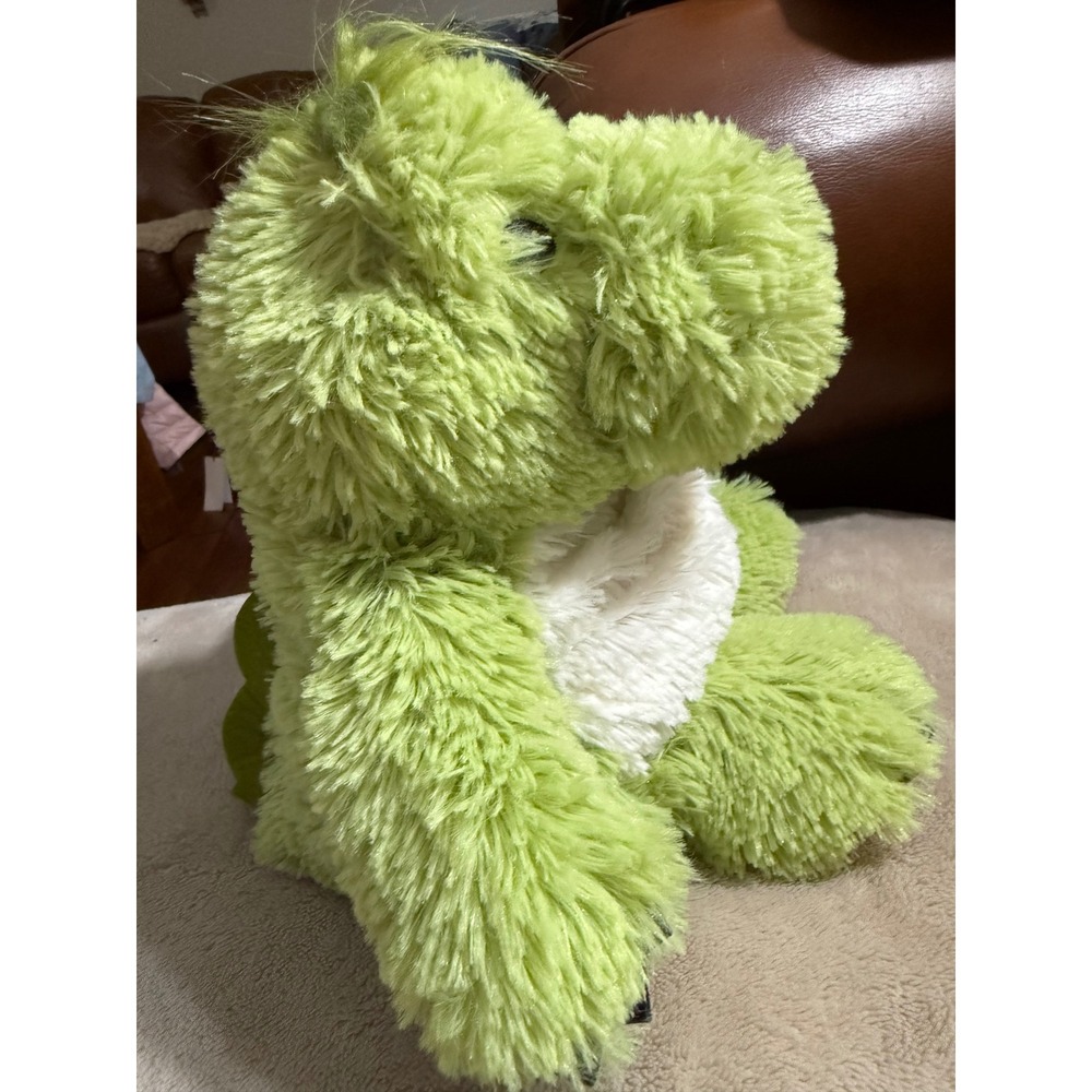 Warmies Microwavable Lavender Scented‎ Weighted Green Dinosaur Plush T-Rex